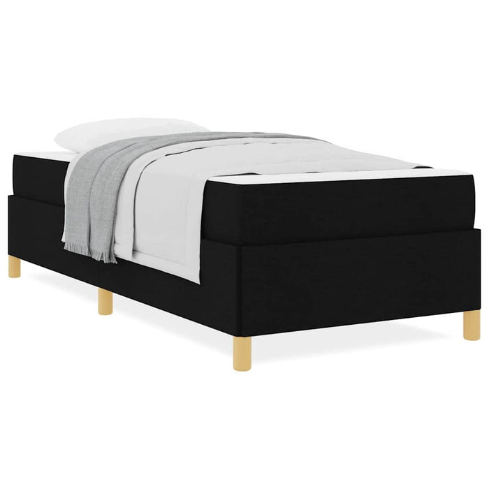 Pat cu arcuri Negru și Alb și Negru 100 x 200 cm țesătură - WALTI WALTI