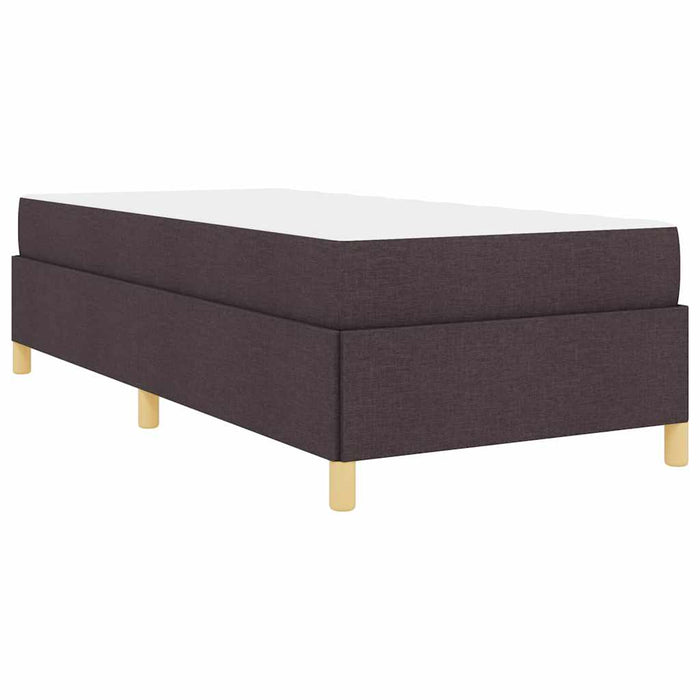 Pat cu arcuri Maro închis și Alb 100 x 200 cm țesătură - WALTI WALTI