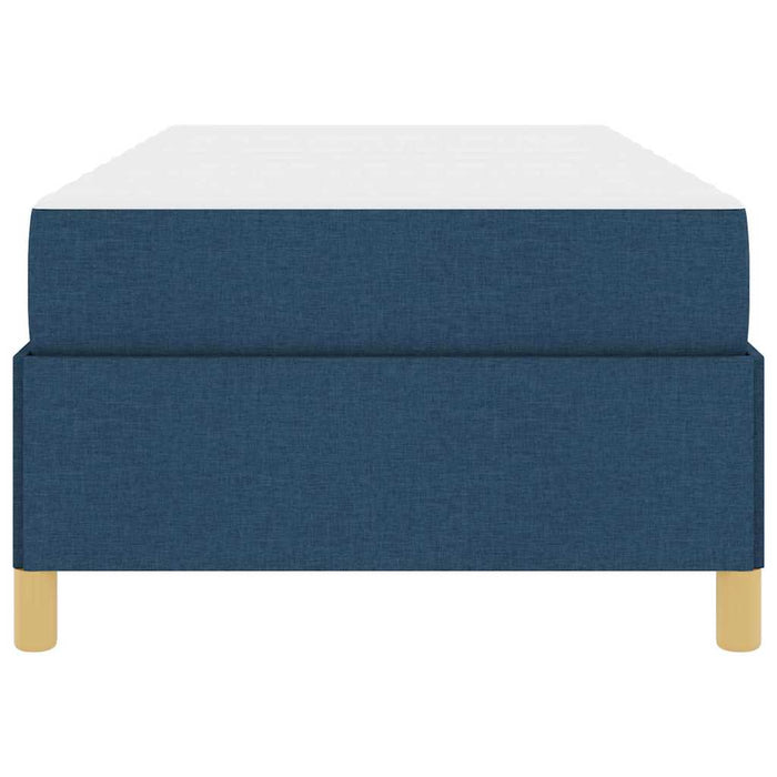 Pat cu arcuri cu saltea Albastru și Alb 100 x 200 cm Spumă - WALTI WALTI
