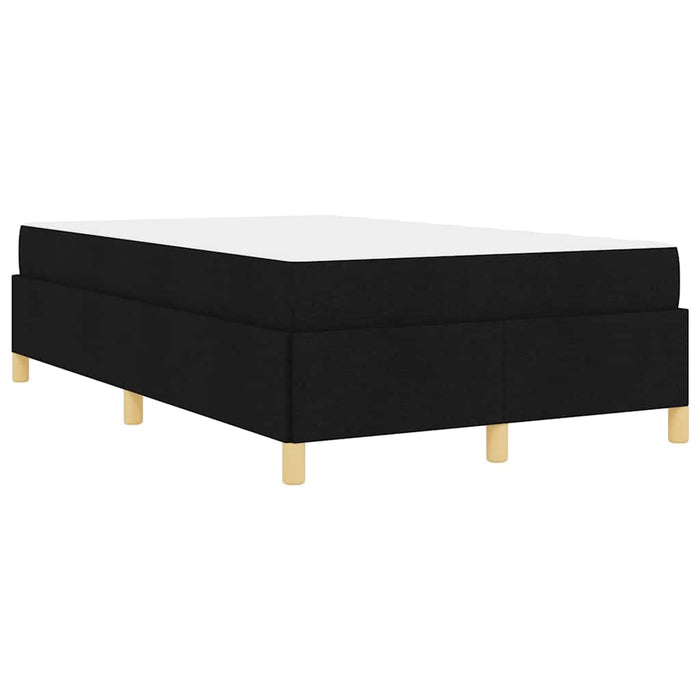 Pat cu arcuri Negru și Alb și Negru 120 x 200 cm țesătură - WALTI WALTI