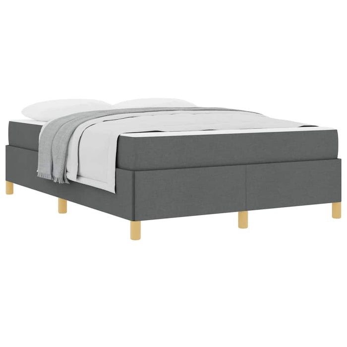 Pat cu arcuri Gri închis și Alb și Gri închis 140 x 190 cm - WALTI WALTI