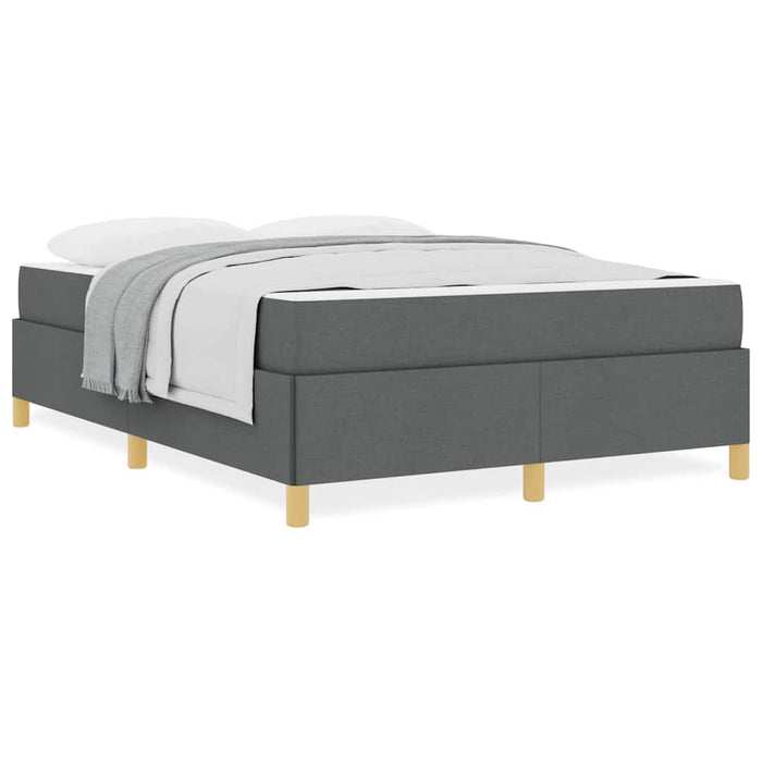 Pat cu arcuri Gri închis și Alb și Gri închis 140 x 190 cm - WALTI WALTI