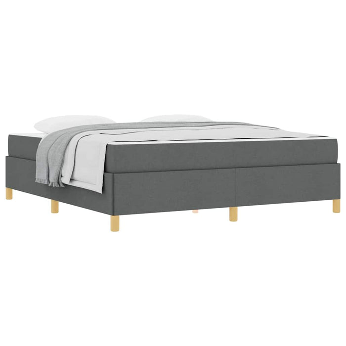Pat cu arcuri Gri închis și Alb și Gri închis 180 x 200 cm - WALTI WALTI