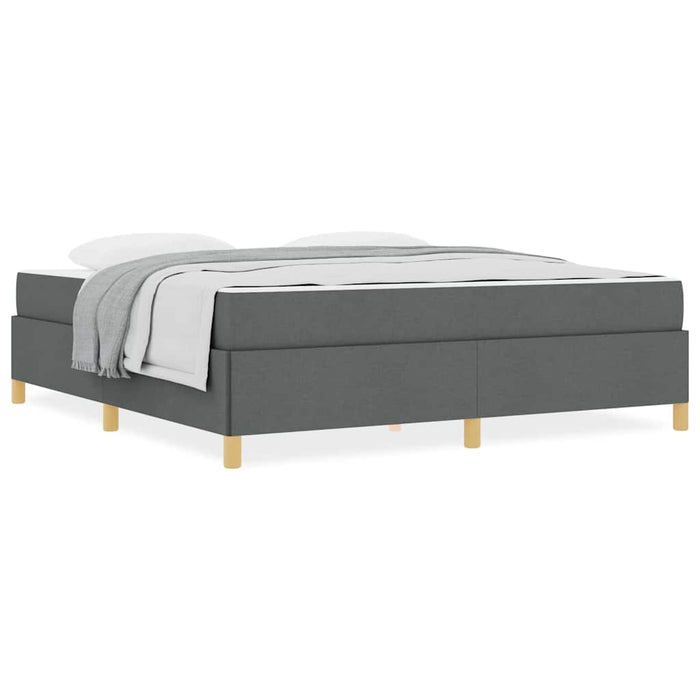 Pat cu arcuri Gri închis și Alb și Gri închis 180 x 200 cm - WALTI WALTI