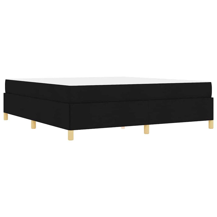 Pat cu arcuri Negru și Alb și Negru 180 x 200 cm țesătură - WALTI WALTI