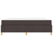 Cadru de pat cu saltea Maro închis 180 x 200 cm țesătură - WALTI WALTI