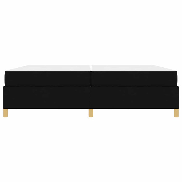 Pat cu arcuri Negru și Alb și Negru 200 x 200 cm țesătură - WALTI WALTI