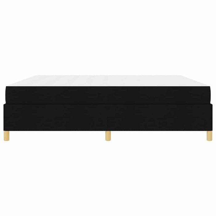 Pat cu arcuri Negru și Alb și Negru 200 x 200 cm țesătură - WALTI WALTI
