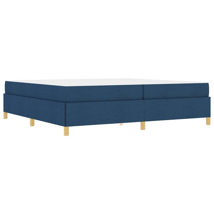Pat cu arcuri Albastru și Albastru închis și Alb 200 x 200 cm - WALTI WALTI