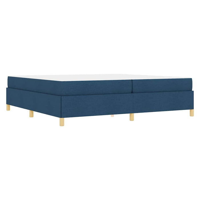Pat cu arcuri Albastru și Albastru închis și Alb 200 x 200 cm - WALTI WALTI