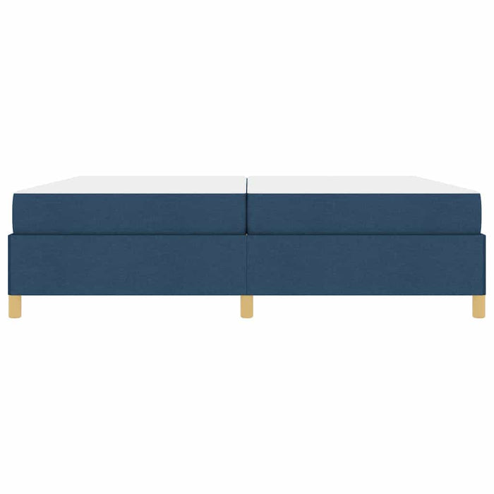 Pat cu arcuri Albastru și Albastru închis și Alb 200 x 200 cm - WALTI WALTI