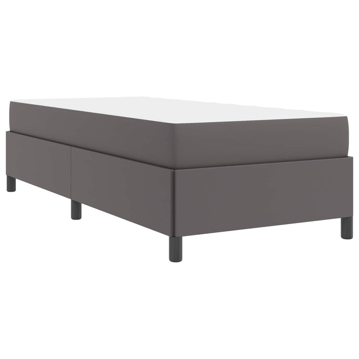 Cadru de pat cu saltea Gri 80 x 200 cm țesătură - WALTI WALTI