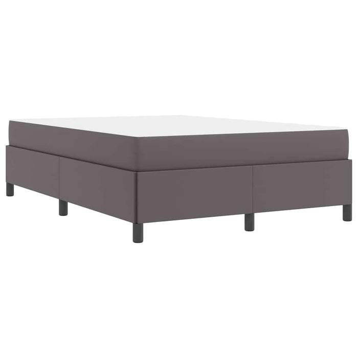 Cadru de pat cu saltea Gri 160 x 200 cm țesătură - WALTI WALTI