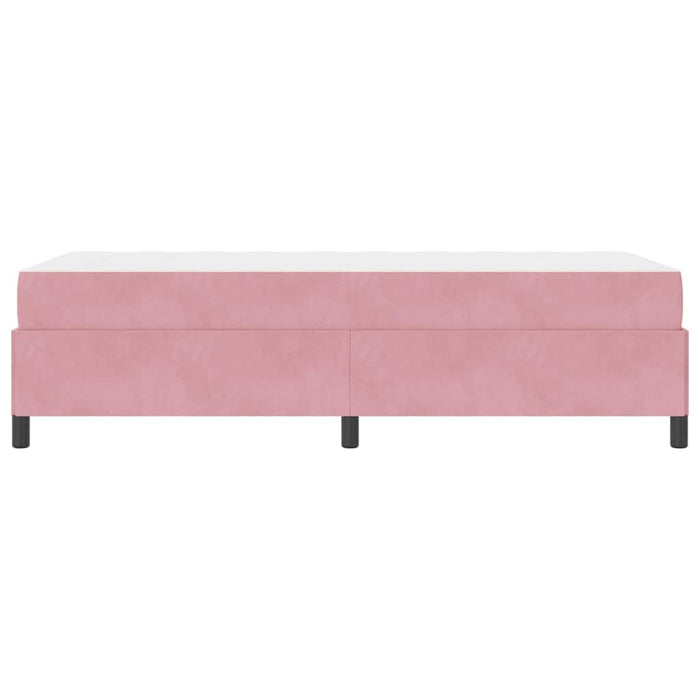 Cadru de pat cu saltea Roz 90 x 200 cm țesătură - WALTI WALTI