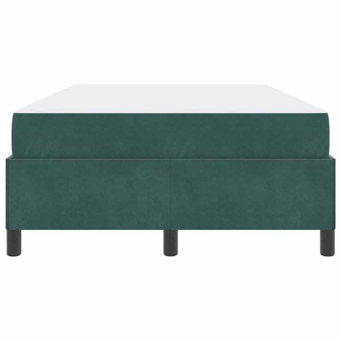 Cadru de pat cu saltea Verde închis 120 x 190 cm țesătură - WALTI WALTI