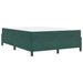 Cadru de pat cu saltea Verde închis 140 x 190 cm țesătură - WALTI WALTI