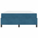 Cadru de pat cu saltea Albastru închis 160 x 200 cm țesătură - WALTI WALTI