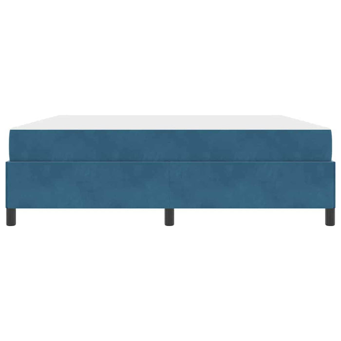 Cadru de pat cu saltea Albastru închis 180 x 200 cm țesătură - WALTI WALTI
