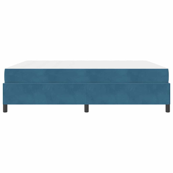 Cadru de pat cu saltea Albastru închis 180 x 200 cm țesătură - WALTI WALTI