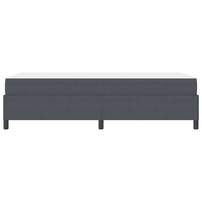Cadru de pat cu saltea Gri închis 90 x 190 cm țesătură WALTI