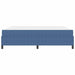 Cadru de pat cu saltea albastru 200 x 200 cm țesătură - WALTI WALTI