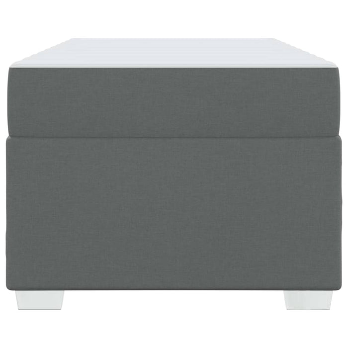 Cadru de pat Gri închis 80 x 200 cm țesătură - WALTI WALTI