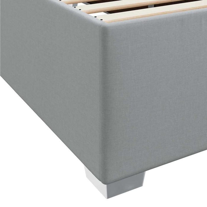 Cadru de pat Gri deschis 100 x 200 cm țesătură - WALTI WALTI