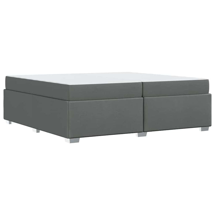 Cadru de pat Gri închis 200 x 200 cm țesătură - WALTI WALTI