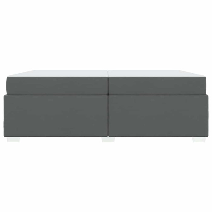 Cadru de pat Gri închis 200 x 200 cm țesătură - WALTI WALTI