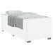 Cadru de pat Alb 80 x 200 cm Piele artificială - WALTI WALTI