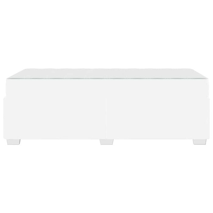 Cadru de pat Alb 80 x 200 cm Piele artificială - WALTI WALTI