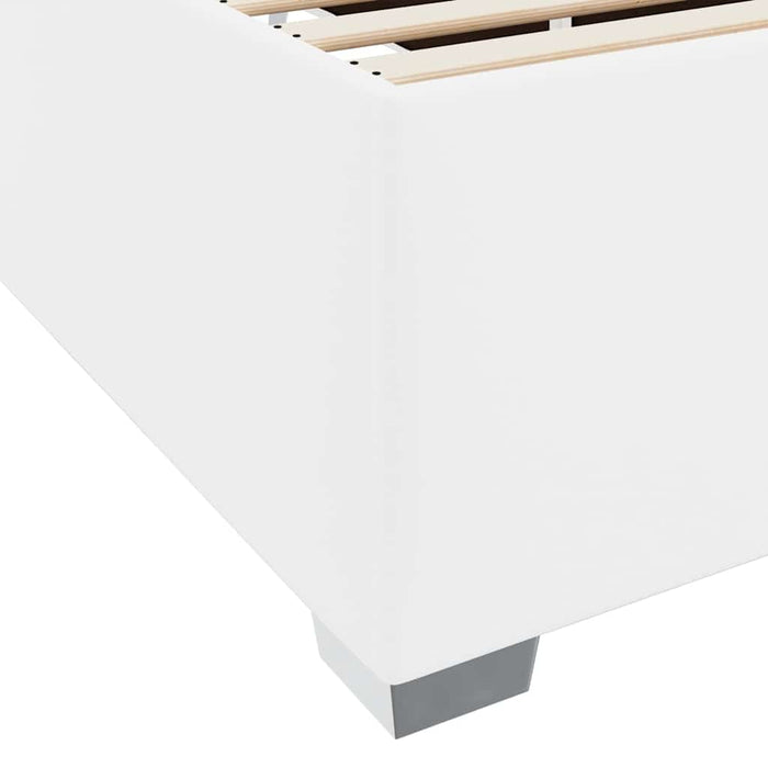 Cadru de pat Alb 90 x 200 cm Piele artificială - WALTI WALTI