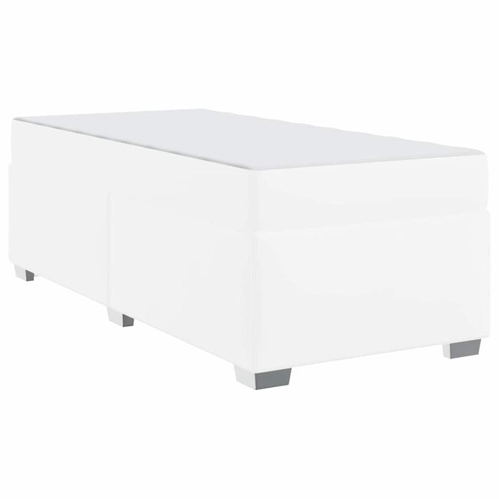 Cadru de pat Alb 90 x 200 cm Piele artificială - WALTI WALTI