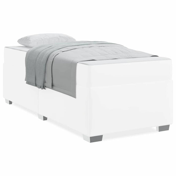Cadru de pat Alb 90 x 200 cm Piele artificială - WALTI WALTI