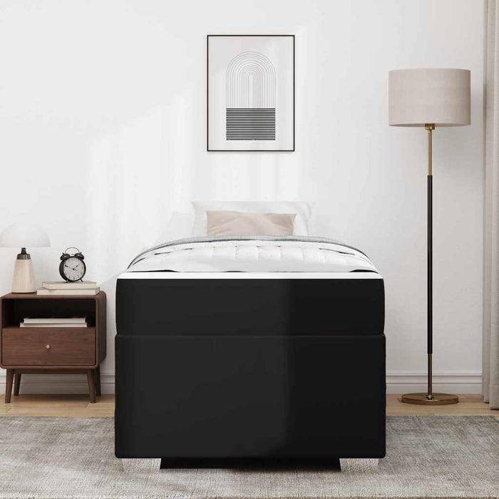 Cadru de pat Negru 100 x 200 cm Piele artificială - WALTI WALTI
