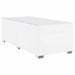 Cadru de pat Alb 100 x 200 cm Piele artificială - WALTI WALTI