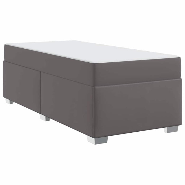 Cadru de pat Gri 100 x 200 cm Piele artificială - WALTI WALTI