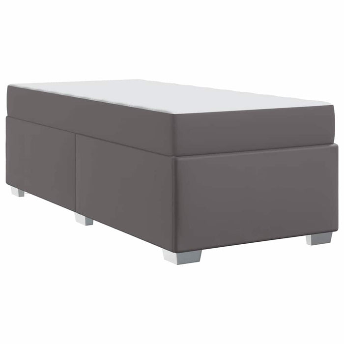 Cadru de pat Gri 100 x 200 cm Piele artificială - WALTI WALTI