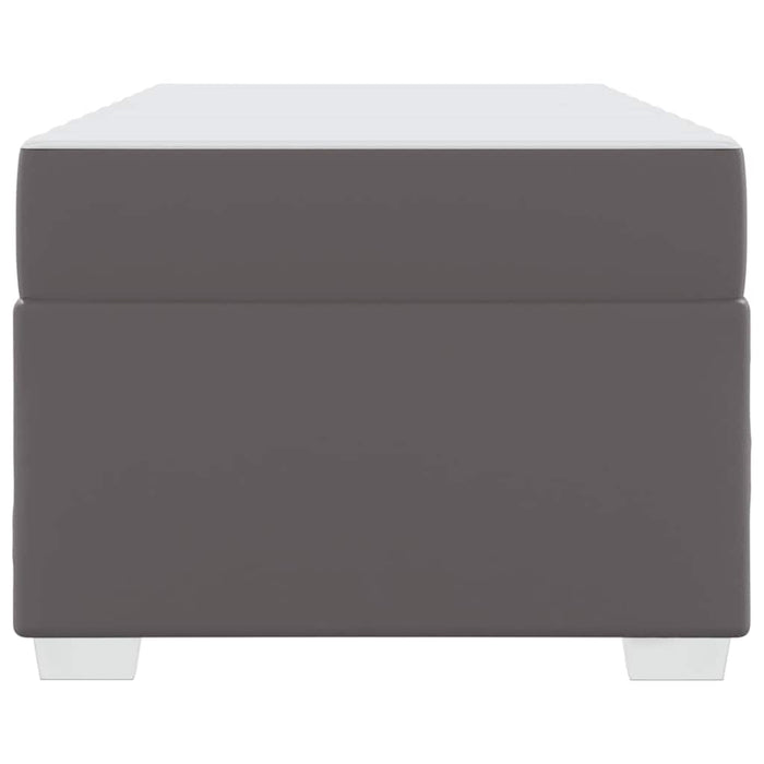 Cadru de pat Gri 100 x 200 cm Piele artificială - WALTI WALTI