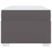 Cadru de pat Gri 100 x 200 cm Piele artificială - WALTI WALTI