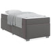 Cadru de pat Gri 100 x 200 cm Piele artificială - WALTI WALTI