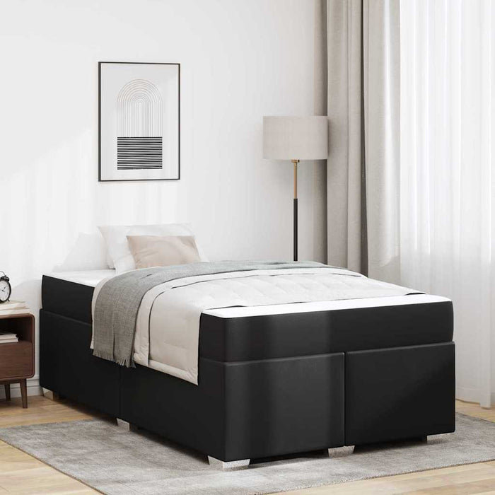 Cadru de pat Negru 120 x 190 cm Piele artificială - WALTI WALTI