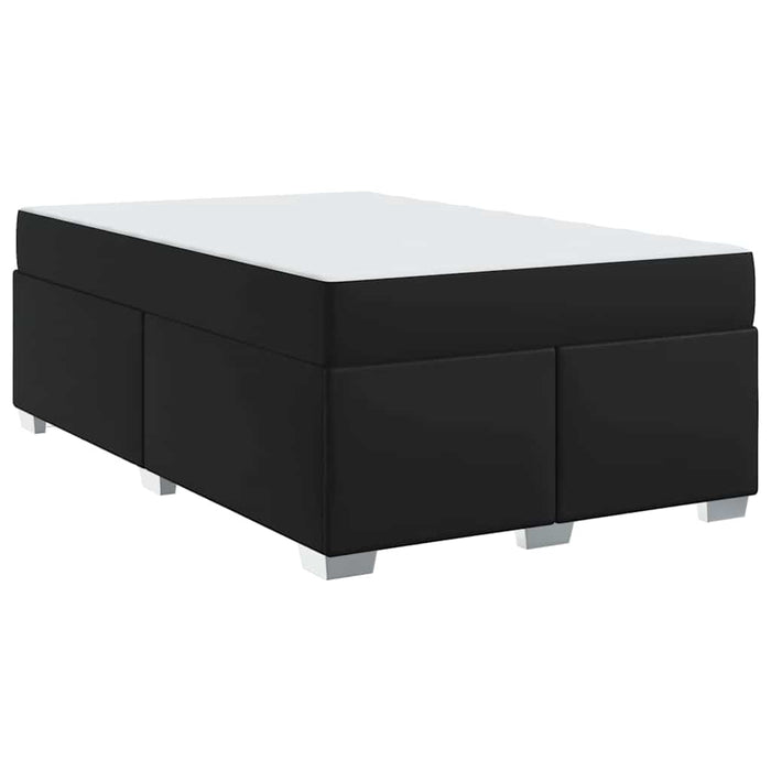 Cadru de pat Negru 120 x 190 cm Piele artificială - WALTI WALTI