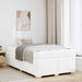 Cadru de pat Alb 120 x 190 cm Piele artificială - WALTI WALTI