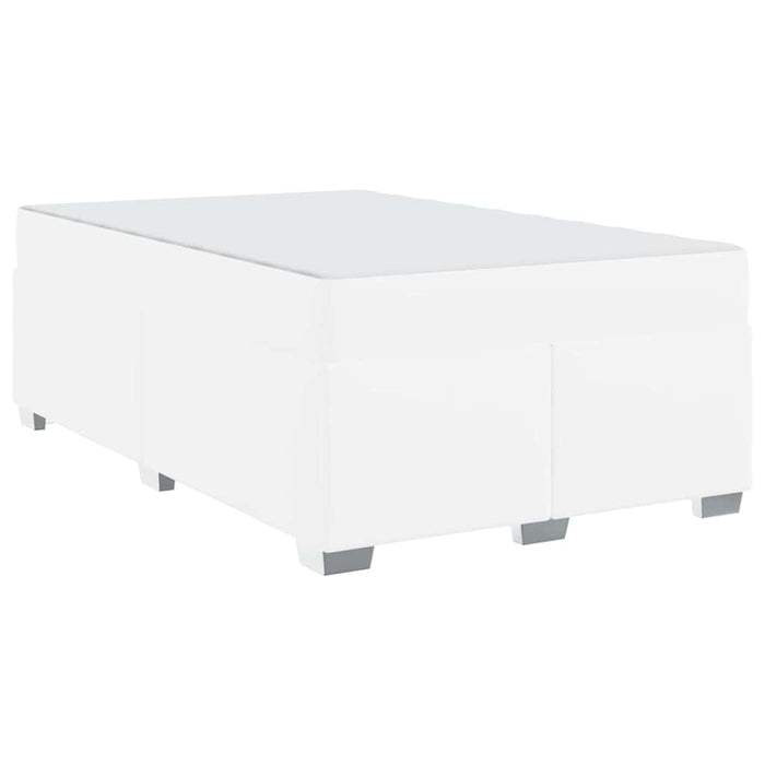 Cadru de pat Alb 120 x 190 cm Piele artificială - WALTI WALTI