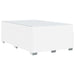 Cadru de pat Alb 120 x 190 cm Piele artificială - WALTI WALTI