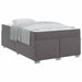 Cadru de pat Gri 120 x 190 cm Piele artificială - WALTI WALTI