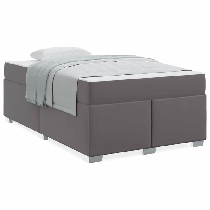 Cadru de pat Gri 120 x 190 cm Piele artificială - WALTI WALTI