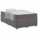 Cadru de pat Gri 120 x 190 cm Piele artificială - WALTI WALTI