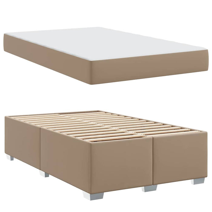 Cadru de pat Cappuccino 120 x 190 cm Piele artificială - WALTI WALTI